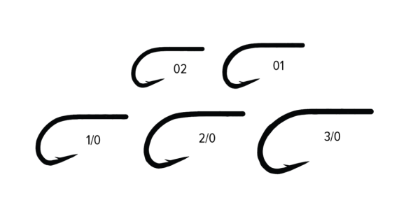 Umpqua XS415H Fly Tying Hooks Sizes
